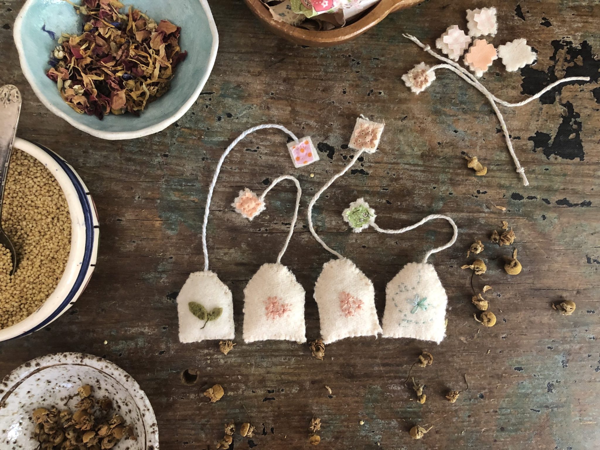 Felt tea 2025 bags