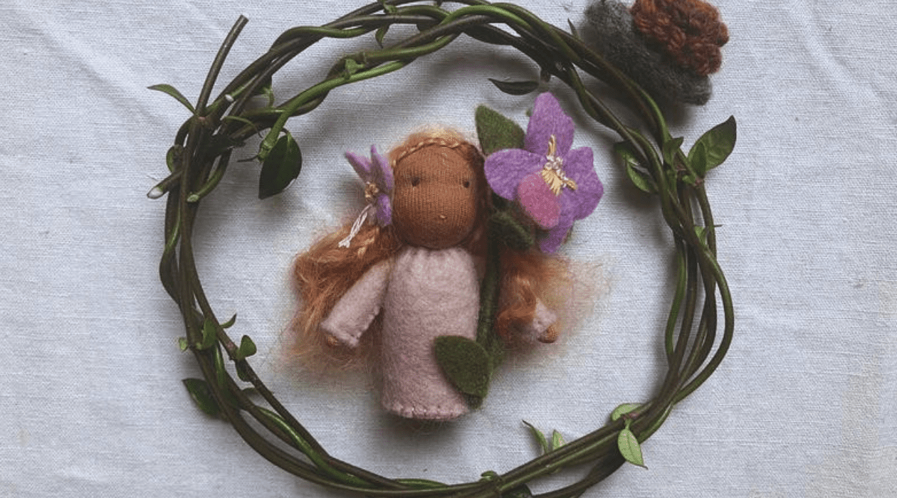 Waldorf Inspired Springtime Flower Faerie 