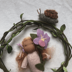 Waldorf Inspired Springtime Flower Faerie