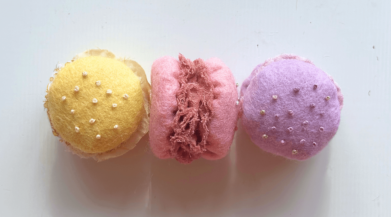 Waldorf Wool Felt French Macarons