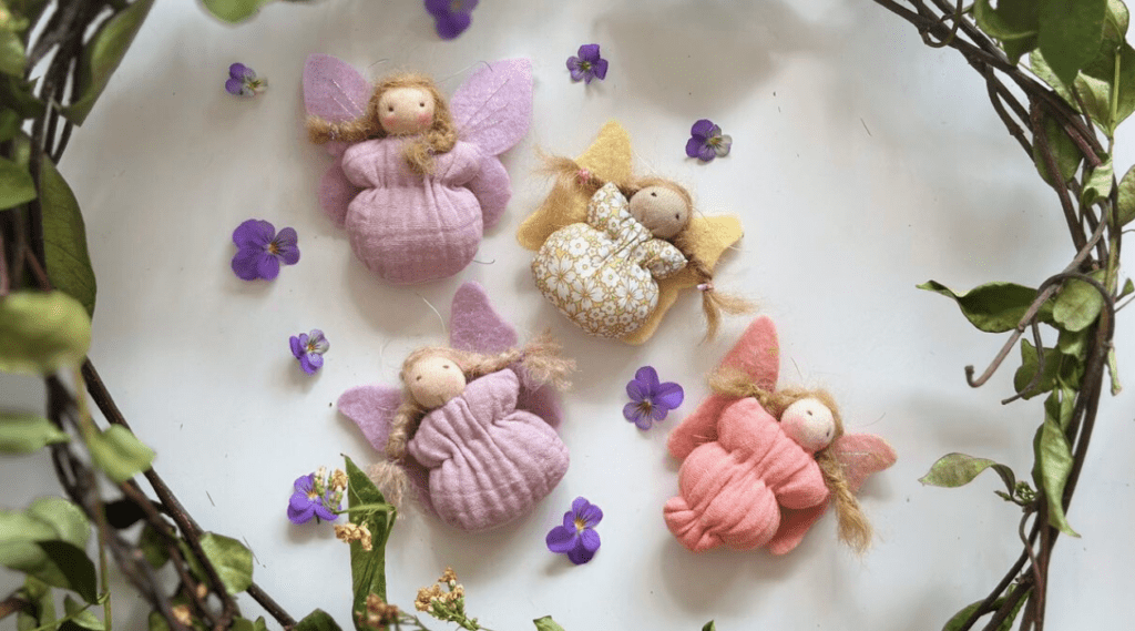 Waldorf inspired butterfly babies