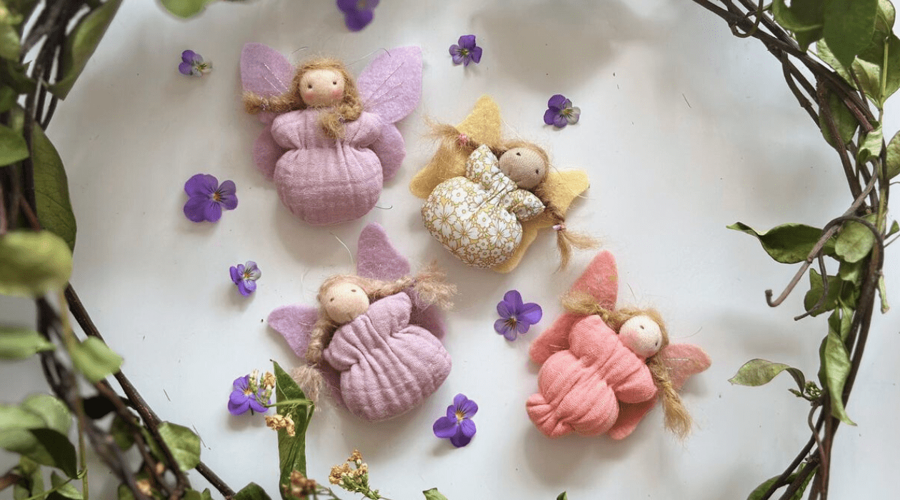 Waldorf inspired butterfly babies