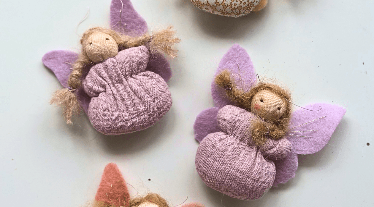 Waldorf inspired butterfly babies