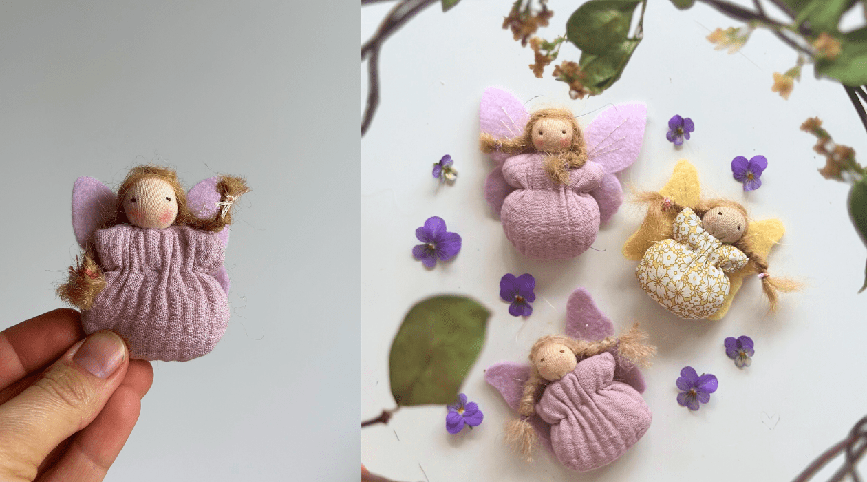 Waldorf inspired butterfly babies