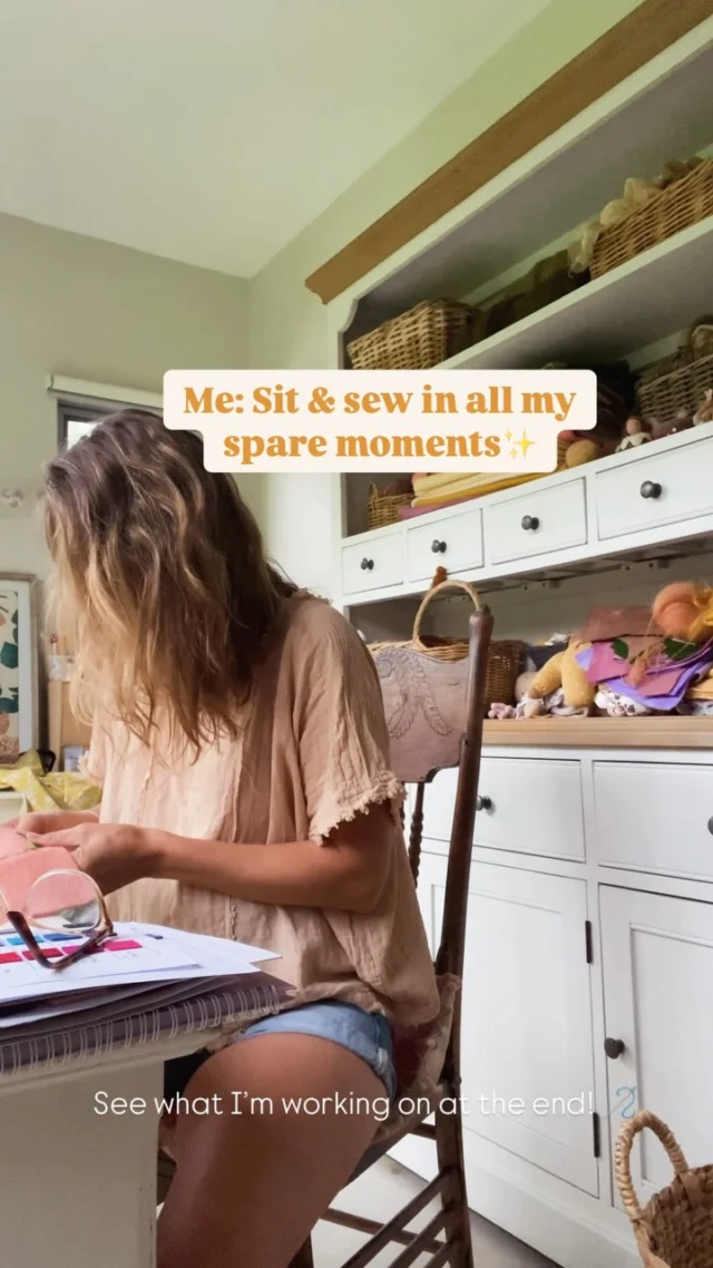 ✨A regulated nervous system will change your parenting & life in so many ways. 

🪡 Sewing is the thing I do almost everyday to nourish my nervous system. 

🧵 Taking slow stitches with my hands grounds me in a way that nothing else does. 

So why handsewing ?? Here are just a few reasons I love hand sewing….

✨ Deepens your breath
🙏 Quietens the noise & busyness of the world
🌸Helps you connect to your inner most self
💜 Gives you an amazing feeling of fulfilment & satisfaction
👧 So much fun! …delights your inner child ✨
🥰 Creates something tangible that will bring joy to others 

If you’d like to learn to make beautiful things for your children + looking for a hobby that will help nourish your nervous system, come and take a look at our online sewing circle. We’re open until Friday 14 March 2025 and then we close until later this year. 

Comment JOIN and I’ll send you all the details. 

Natalie x