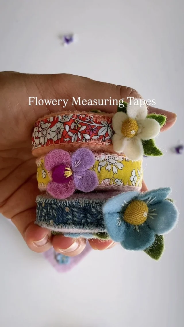 Did you guess what I was making?! 

Introducing our latest project in the sewing circle … arriving early next week ✨

🌼🌸🌻 Flowery Measuring Tapes 🌸🌼🌻

I had so much fun creating these little flowery designs. They were like pure soul quenching magic - I couldn’t get enough of the peace & joy they brought me. (Hint - I might have started a little theme that may be continued next month…keep an eye out in my stories tomorrow) ✨

I’ve always loved to add a little magic to the things I use everyday.  So I felt it was time to give our measuring tapes a little love…surely this is what every sewing basket is missing!?

And I couldn’t help adding a little liberty & Tilda to the mix - thanks to my favourite fabric friend Lou @sand_salt_sew 💜

🎉 Enrolment to The Sewing Circle is about to close and I really don’t want you to miss out if you’ve been thinking of joining us. 

Comment JOIN and I’ll send you over all the details ✨🌸🪡

.
.
.
#thesewingcirclemembership #waldorfinspiredhands #waldorfinspired #steinerinspired #waldorfhome